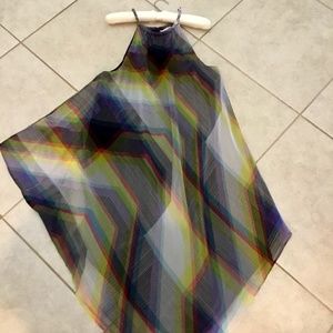 Rachel Roy…. Scarfed Style… multi colored size Lg